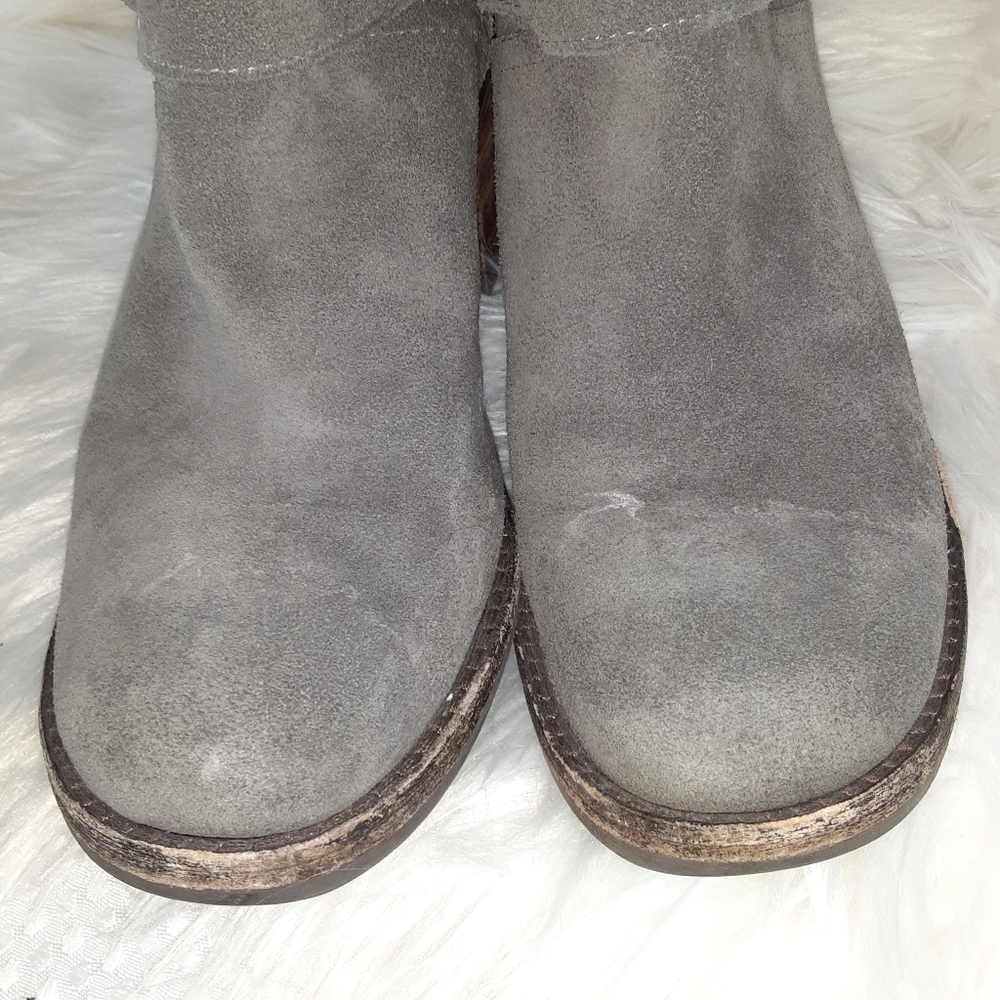 Sam Edelman Gray Suede Boots - Picture 6 of 8